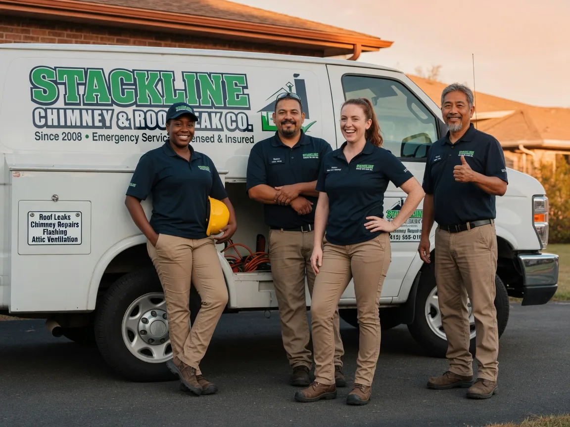 Chimney flashing repair company in Sweet Home, TX